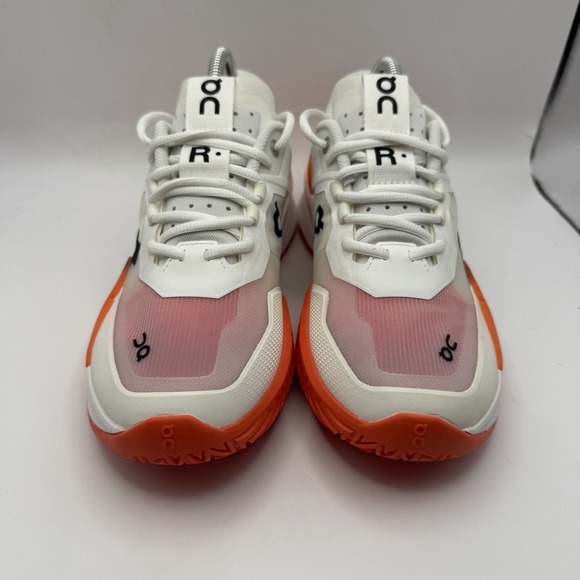 On Cloud The Roger Pro 2 Tennis Shoe Size 6.5 Womens White/Flame NEW - Picture 2 of 7